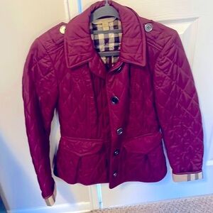 Burberry Brit jacket! 100% Authentic! Burgundy